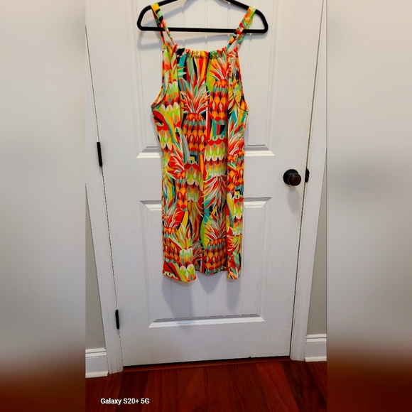 crown & ivy Dresses & Skirts - Vibrant Multicolor Sleeveless Dress